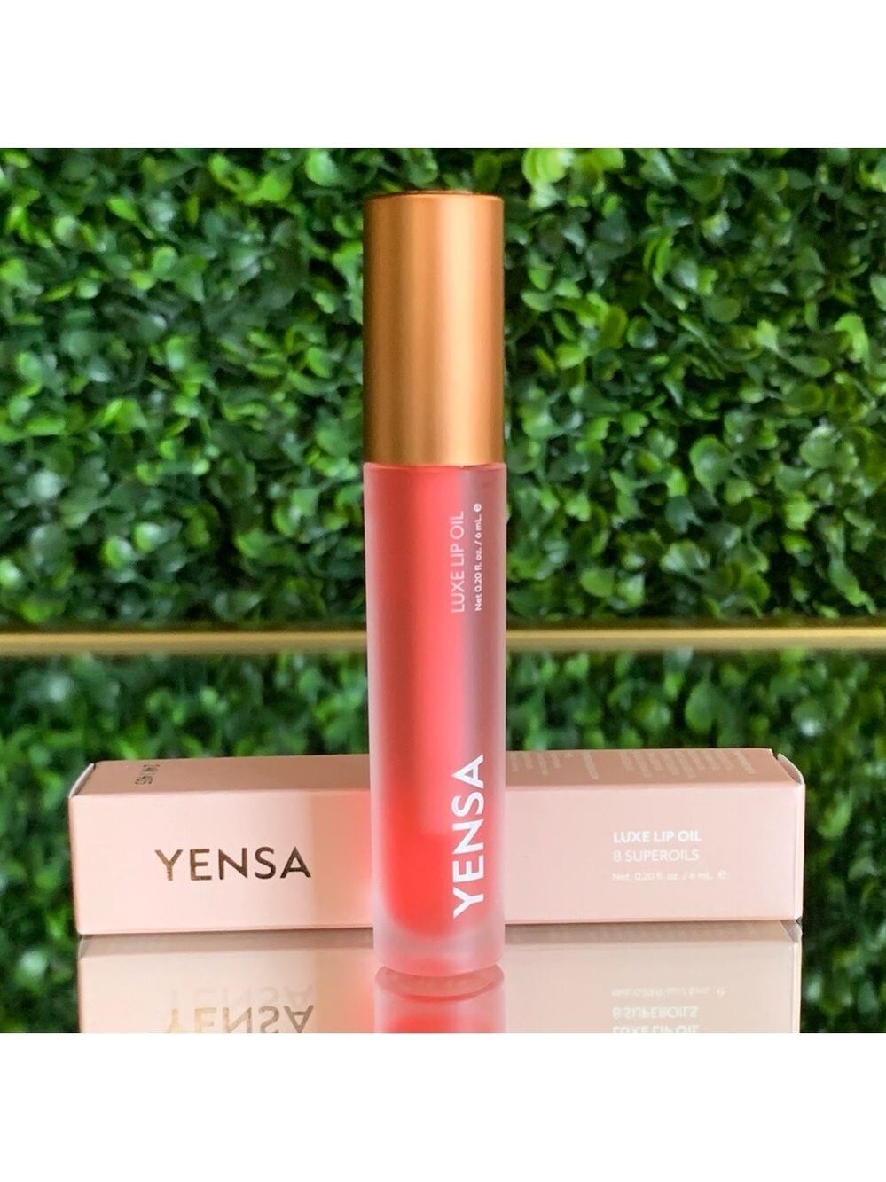 Yensa PINK SHINE Luxe Lip Oil | NEW | Luxe Lip Nourishing Oil Hyaluronic